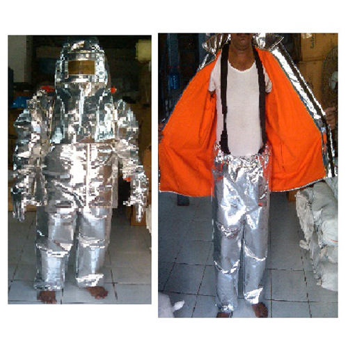 FIRE PROXIMITY SUIT ALUMINIZED MULTI LAYERED