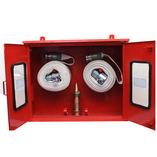 FIRE HOSE BOX, WALL MOUNTABLE (WITH CLAMPS) 30"X24"X10"