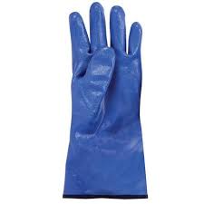 HAND GLOVES NITRILE COATED WITH KNITTED BASED